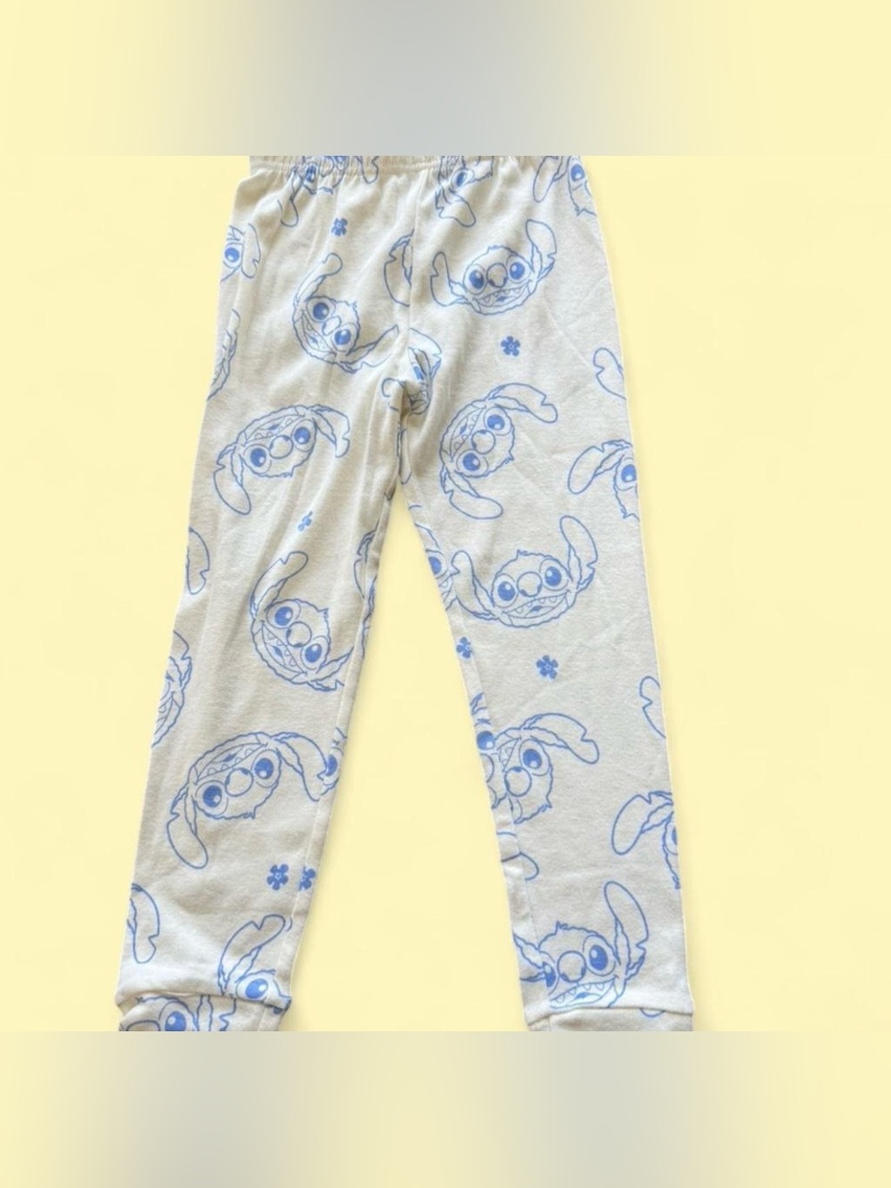 Kids Blue Stitch Print Pajama Pants